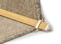 Tudor Wooden Stair Rods — Light Oak — Satin Nickel — official Stair Rods UK image