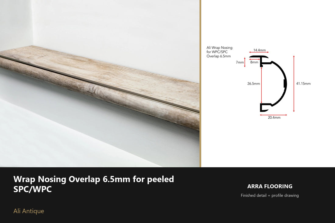 Ali Wrap Nosing Overlap — 6.5mm SPC/WPC