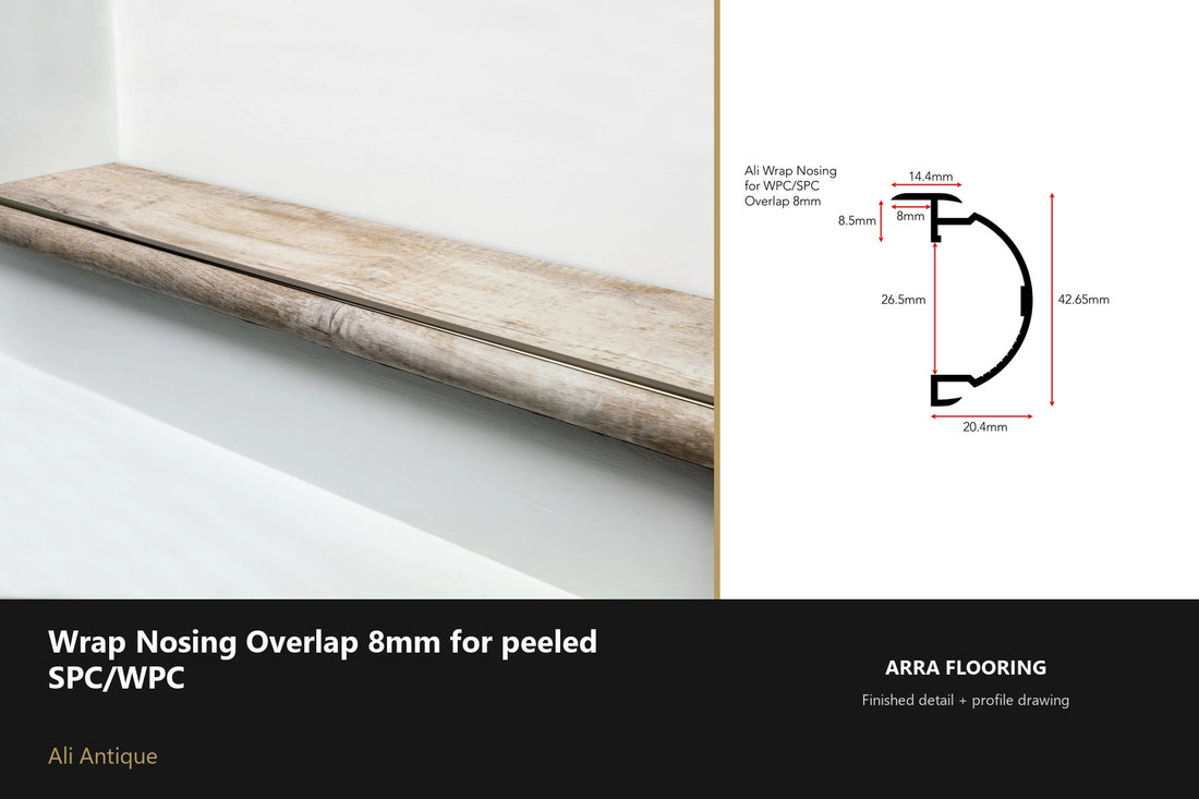 Ali Wrap Nosing Overlap — 8mm SPC/WPC