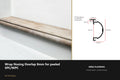 Ali Wrap Nosing Overlap — 8mm SPC/WPC — Ali Antique finish — profile and section detail