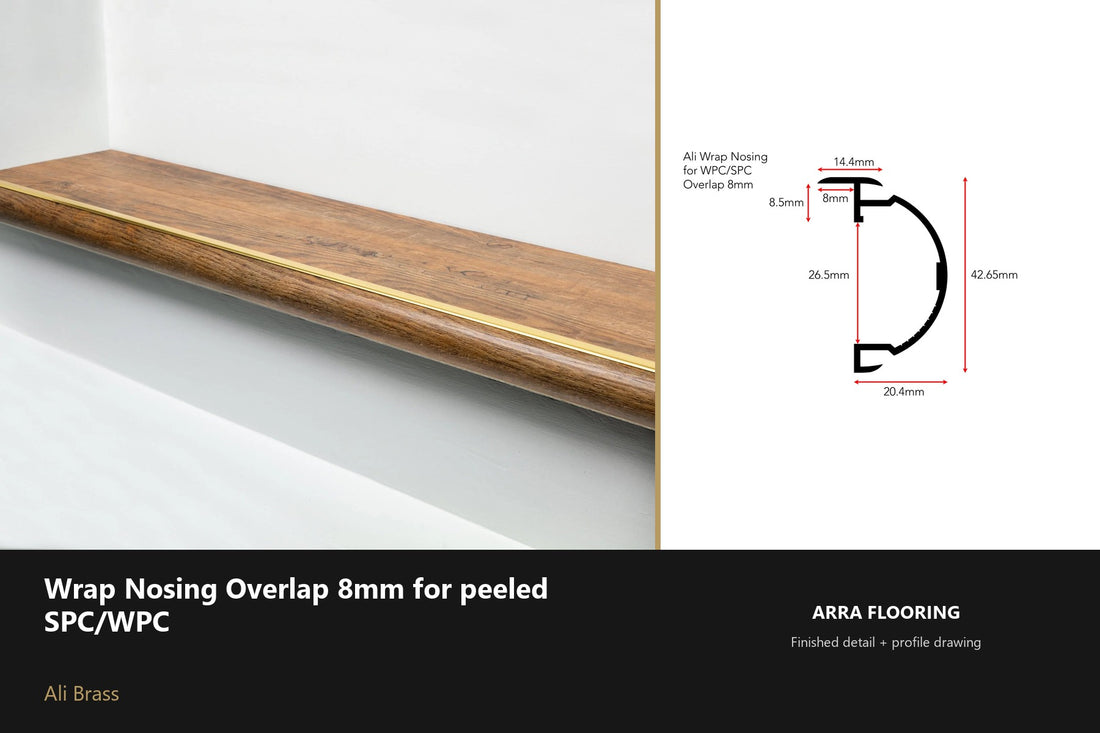 Ali Wrap Nosing Overlap — 8mm SPC/WPC